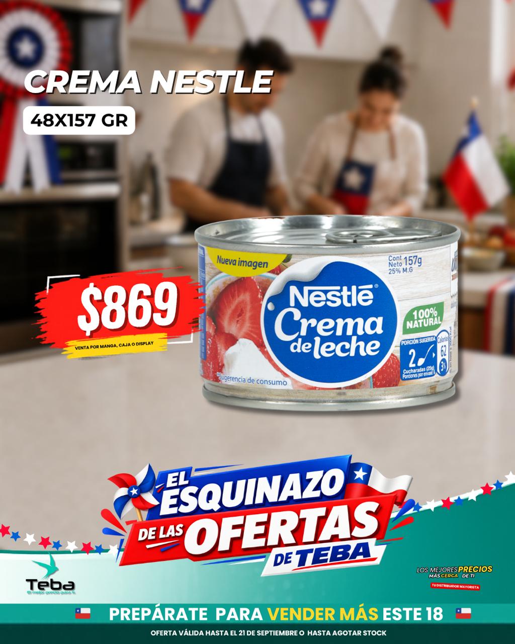Ofertas de la semana - CREMA NESTLE 48X157 GRS