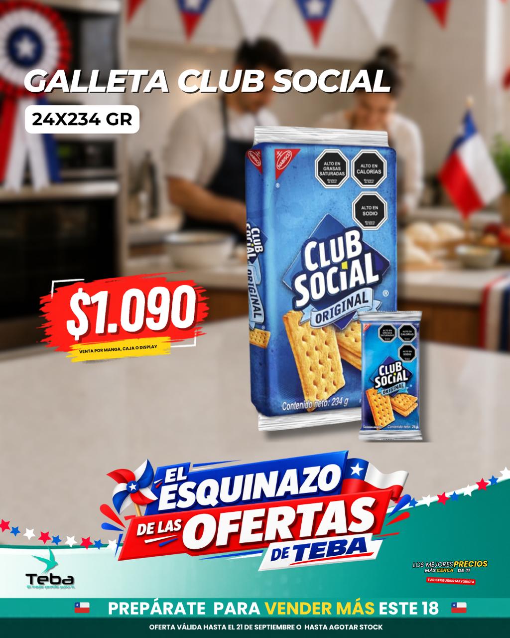 Ofertas de la semana - GALLETA CLUB SOCIAL 24X234GR