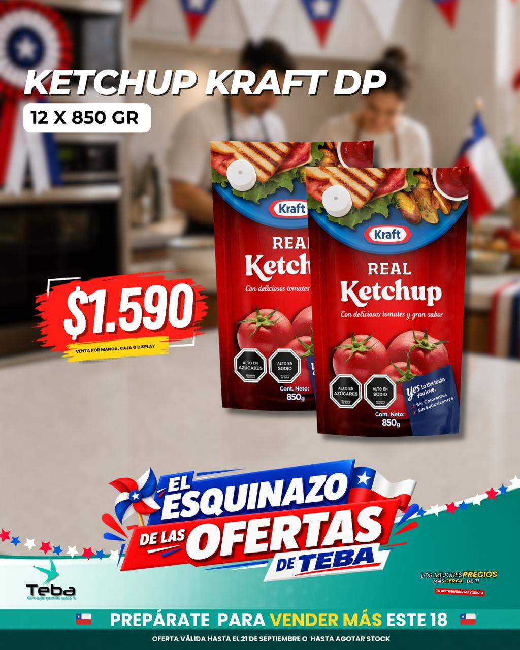 Ofertas de la semana - KETCHUP KRAFT DP 12X 850GR