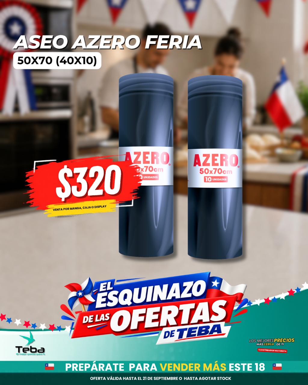Ofertas de la semana - BOLSAS BASURA AZERO 50X70