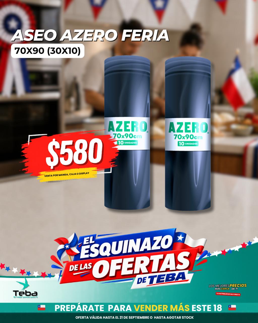 Ofertas de la semana - BOLSA DE ASEO AZERO 70X90 30x10