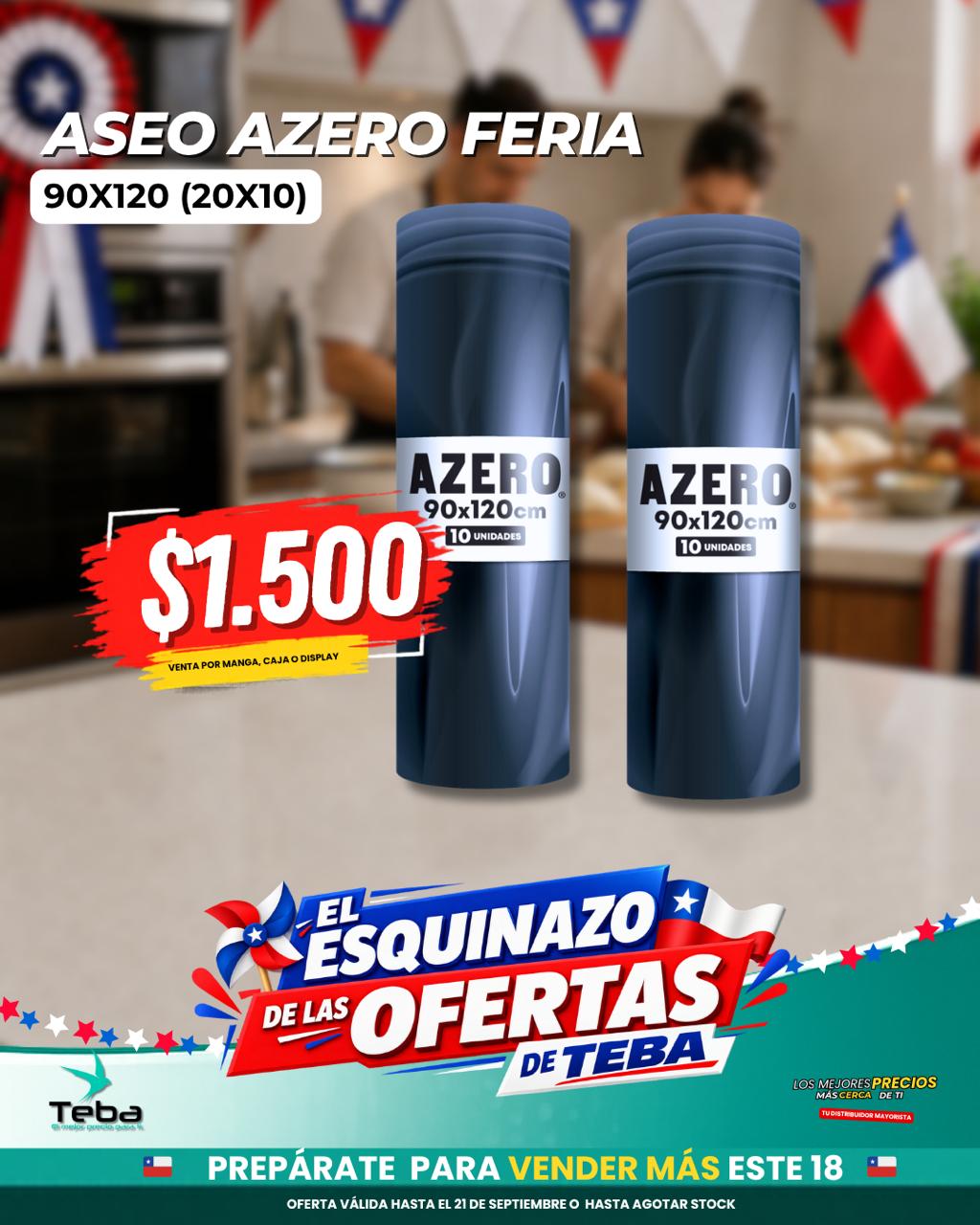 Ofertas de la semana - BOLSA DE ASEO AZERO 90X120 20x10