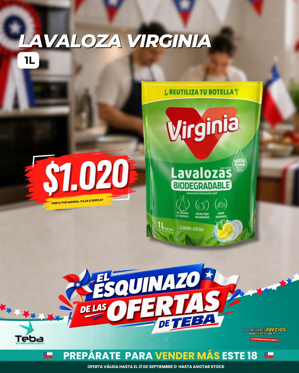 Ofertas de la semana - LAVALOZAS VIRGINIA 12 X 1 LT