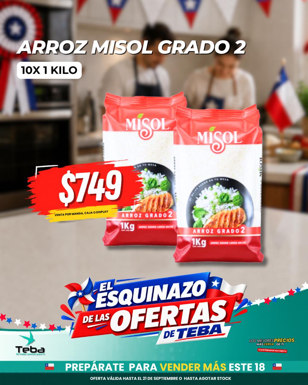 Ofertas de la semana - ARROZ MISOL G 2 10X1KL