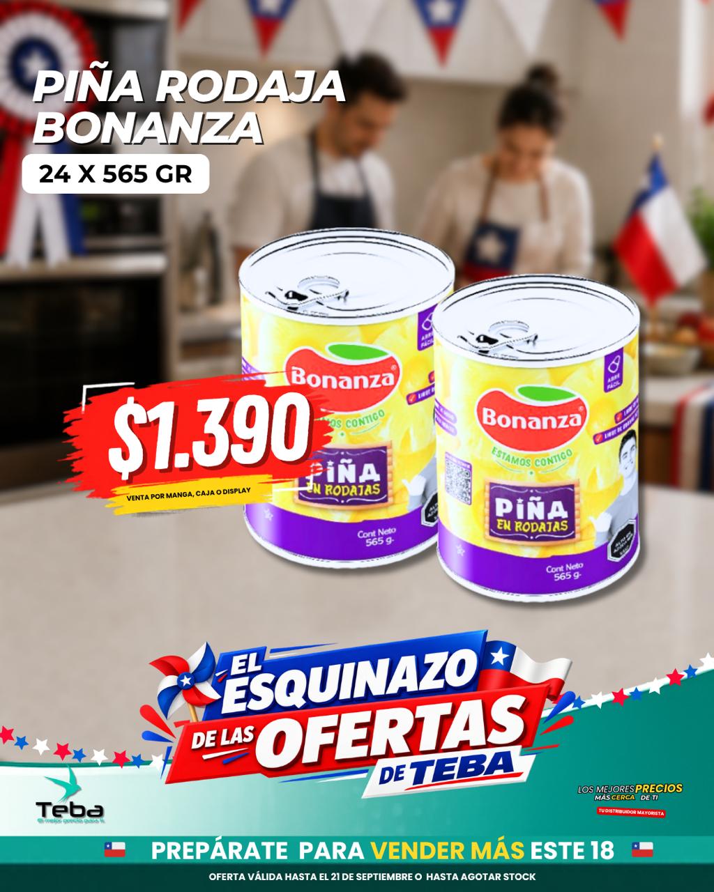 Ofertas de la semana - PIÑA BUHO RODAJA 24X565GR
