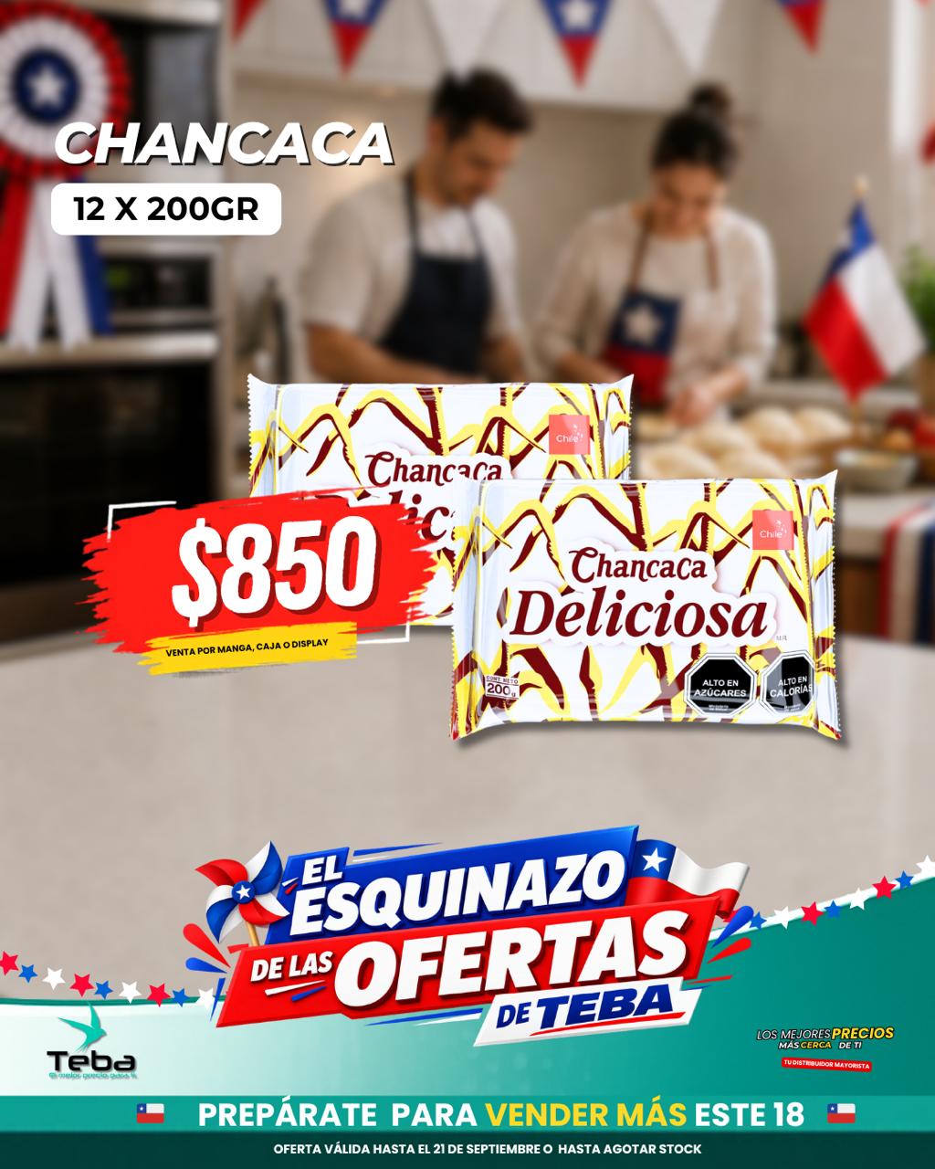 Ofertas de la semana - CHANCACA DELICIOSA 12X200 GR