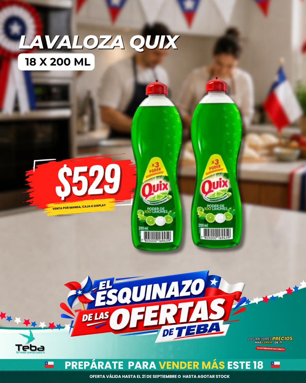 Ofertas de la semana - QUIX 18 X 200 ML