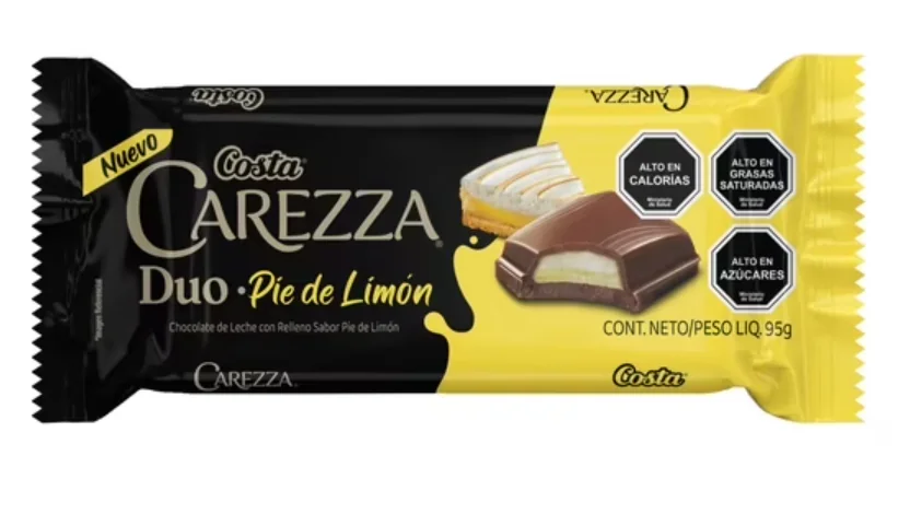 CAREZZA DOBLE RELLENO PIE DE LIMON 15X95