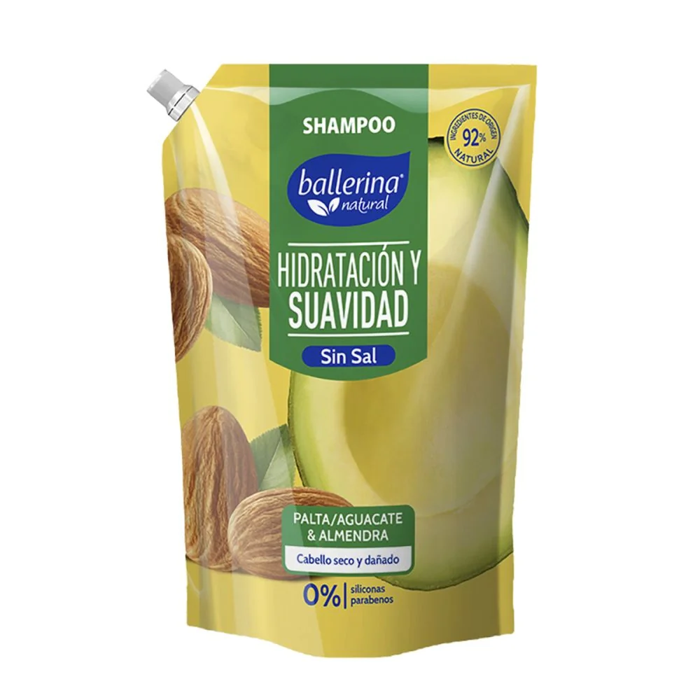 SHAMPOO BALLERINA SIN SAL PALTA DOY PACK 12 X750