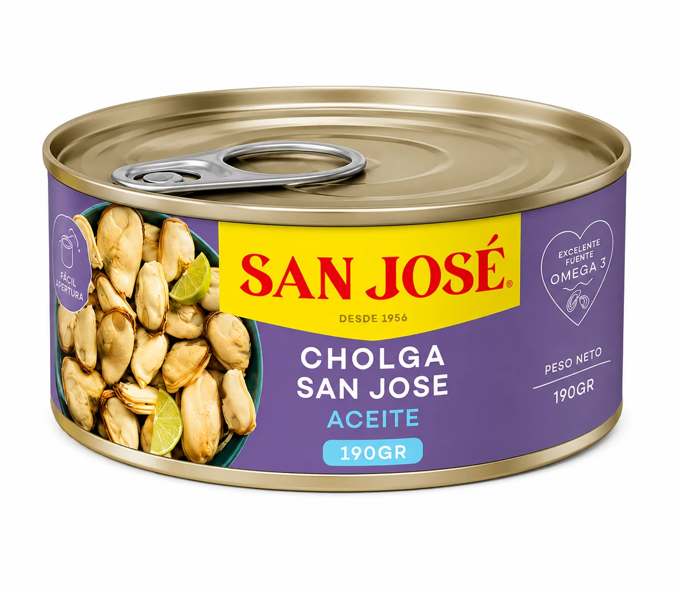 CHOLGA SAN JOSE ACEITE 48X190GR