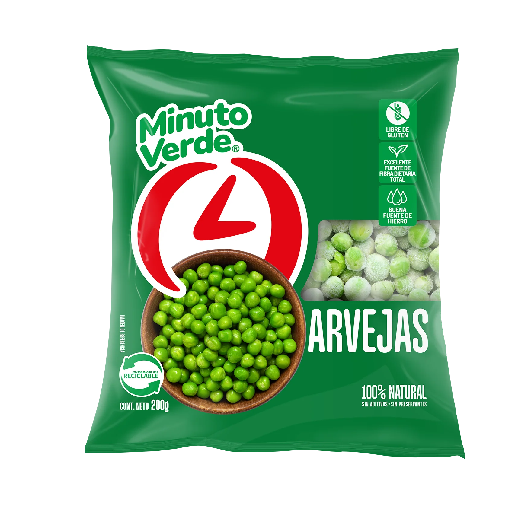 ARVEJA MINUTO VERDE 30X200