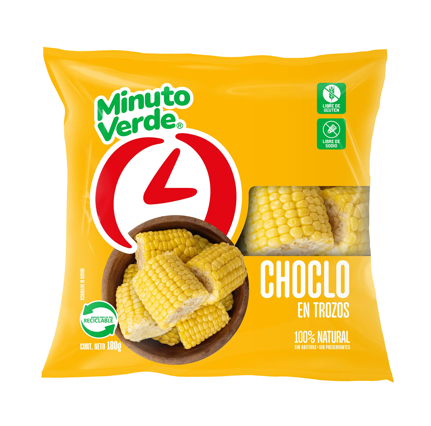 CHOCLO TROCITO MINUTO VERDE 20x180