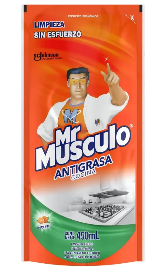 MR MUSCULO ANTIGRASA DOY PACK 12 X 450 CC