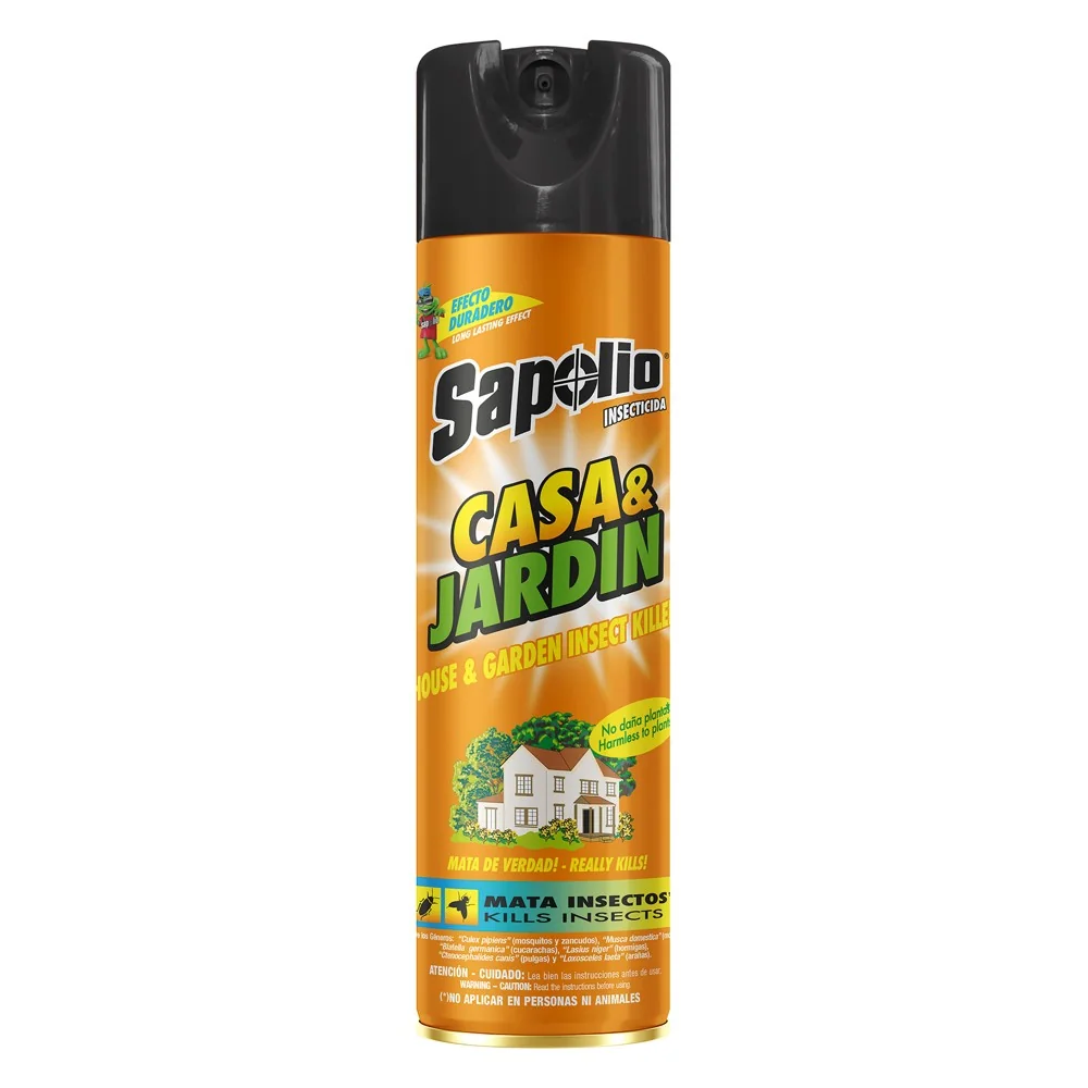 INSECTICIDA SAPOLIO CASA Y JARDIN 12X360 ML.