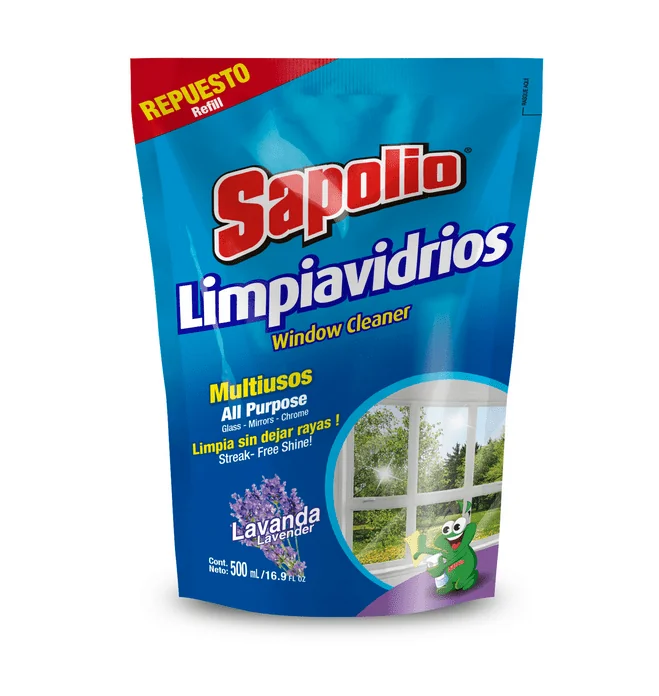LIMPIAVIDRIOS SAPOLIO DOY PACK 500 CC