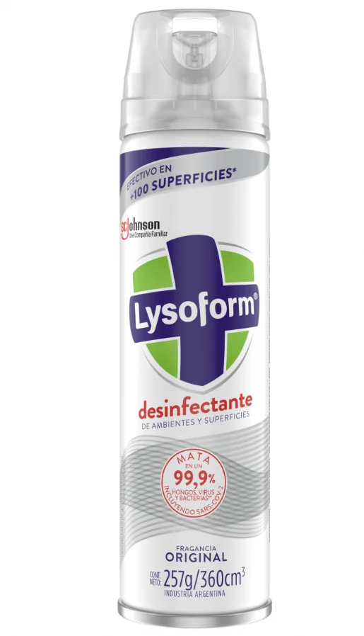 LYSOFORM SPRAY ORIGINAL 12 X 360 CC