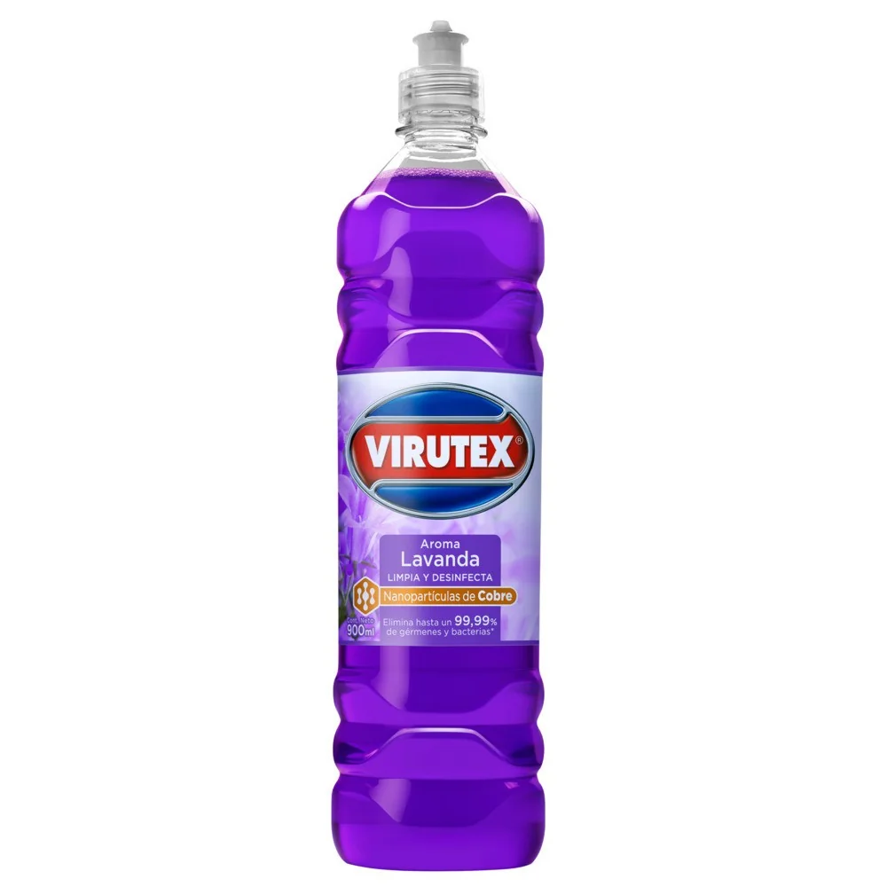 LIMPIADOR DESINFECTANTE SUP LAVANDA 900 ML VIRUTEX