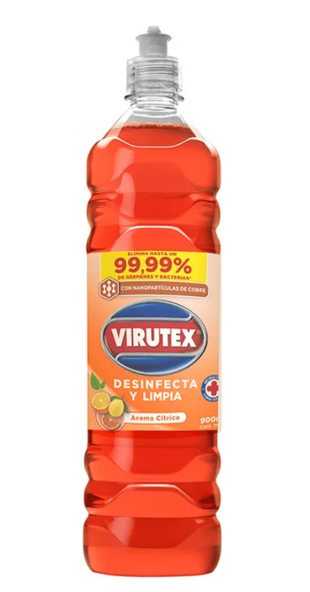 LIMPIADOR DESINFECTANTE SUP CITRICO 900 ML VIRUTE