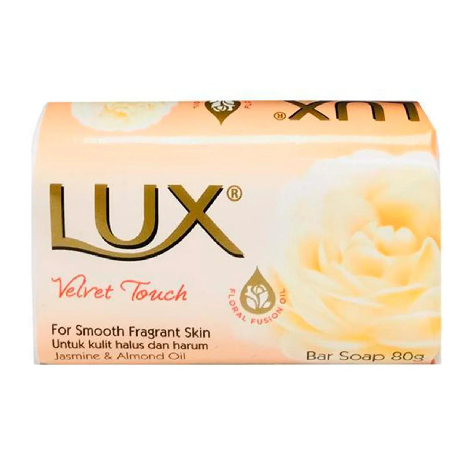 JABON LUX 80GR AQUA VELVET TOUCH X 144 UNID