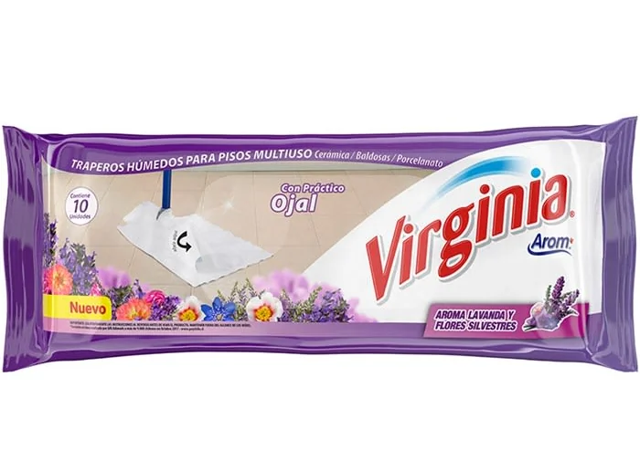 TRAPERO MULTIUSO VIRGINIA LAVANDA 10 UNID