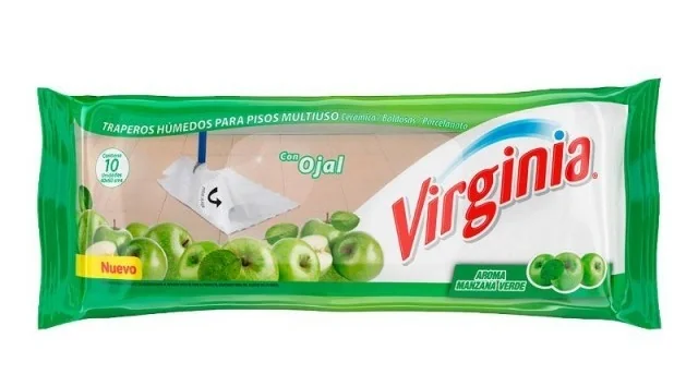 TRAPERO MULTIUSO VIRGINIA VERDE 12 X 10 UND