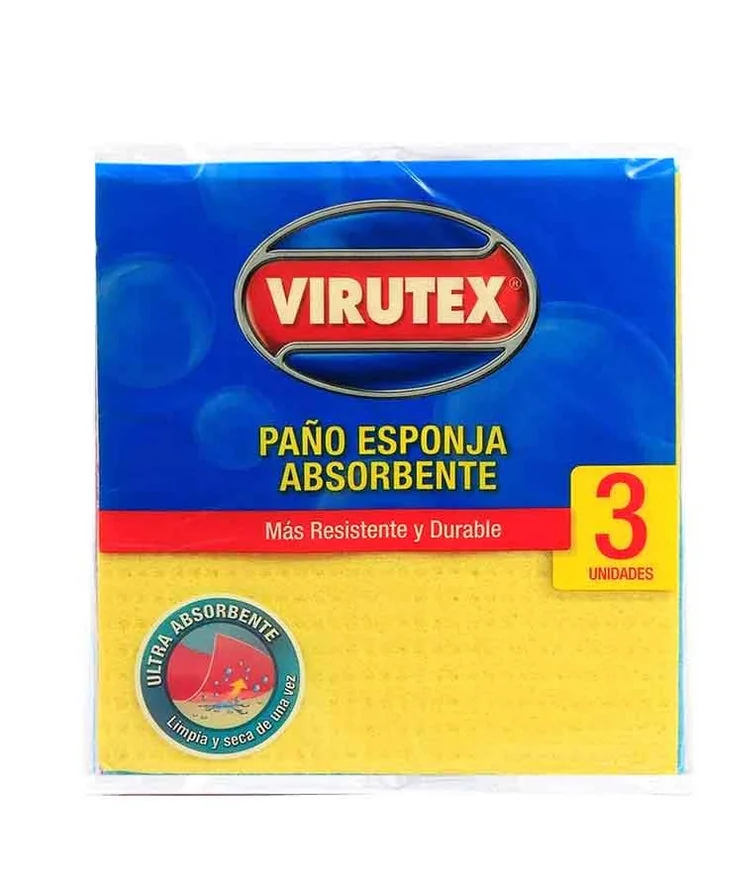 PAÑO ABSORBENTE VIRUTEX X 3 UNID