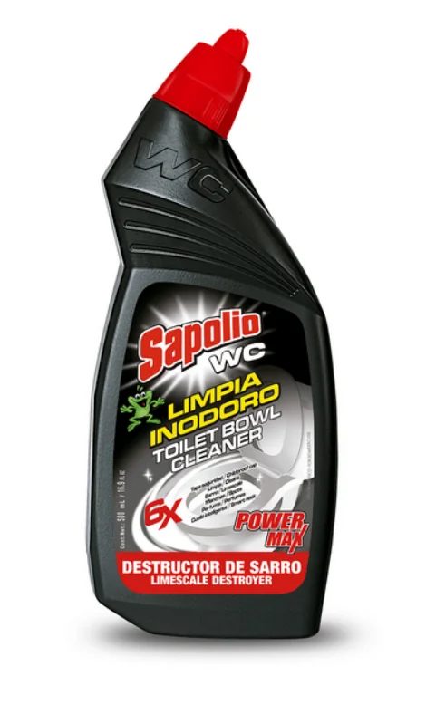 LIMPIADOR BAÑO WC SAPOLIO 12X500 ML NEGRO MAX