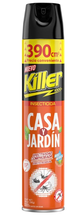 INSECTICIDA KILLER 12 X 390 CC C.JARDIN