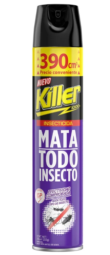 INSECTICIDA KILLER 12 X 390 CC C. TODO INSECTO