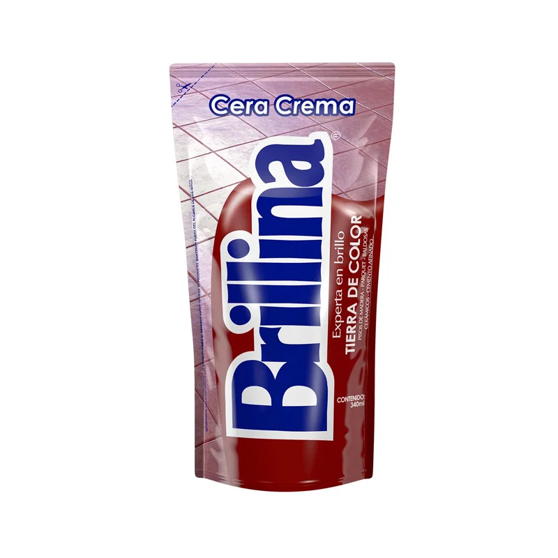 CERA CREMA BRILLINA TIERRA COLOR DP. 12X 340GR