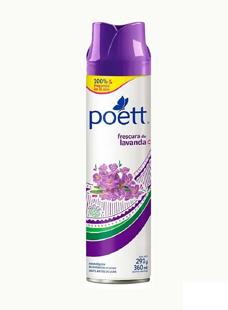 DESODORANTE AMBIENTAL POETT LAVANDA 6 X360 ML