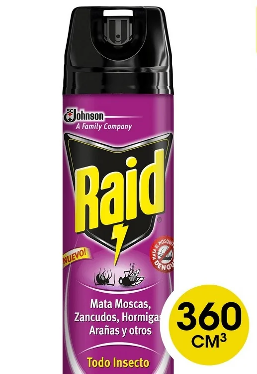 RAID TODO INSECTO AEROSOL 12X 360CC