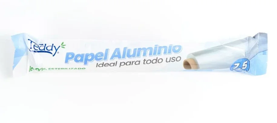 PAPEL ALUMINIO 7.5 MET 50 UNID TEDDY