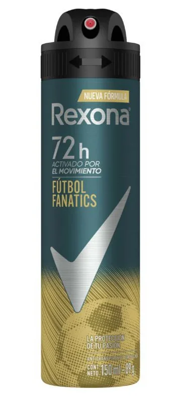 DESODORANTE REXONA SPRAY MEN 12 X 150 ML FUTBOL F