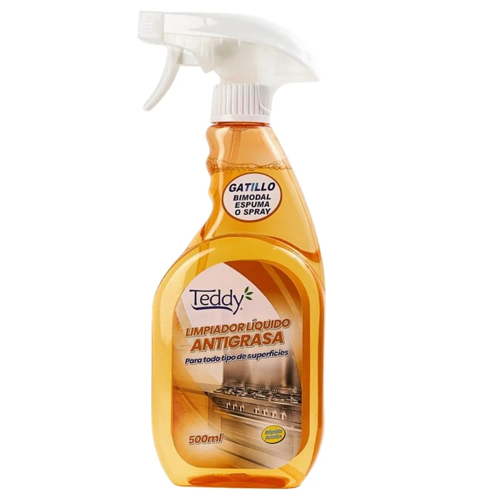 LIMPIADOR ANTIGRASA GATILLO TEDDY 12 X 500 ML