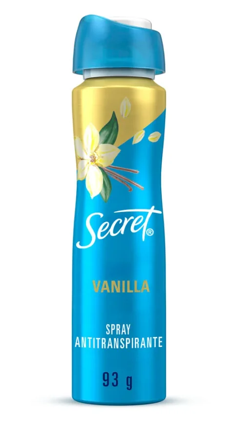 SECRET DEO SPRAY VAINILLA 12X93G