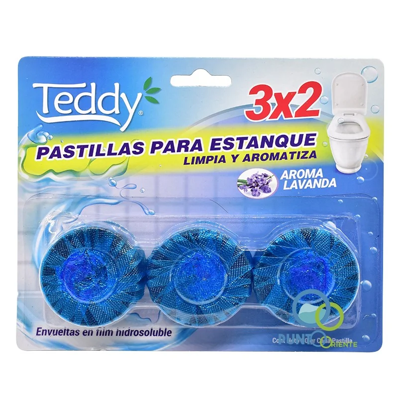 PASTILLAS DE WC 3X 2 TEDDY X 24 UNID