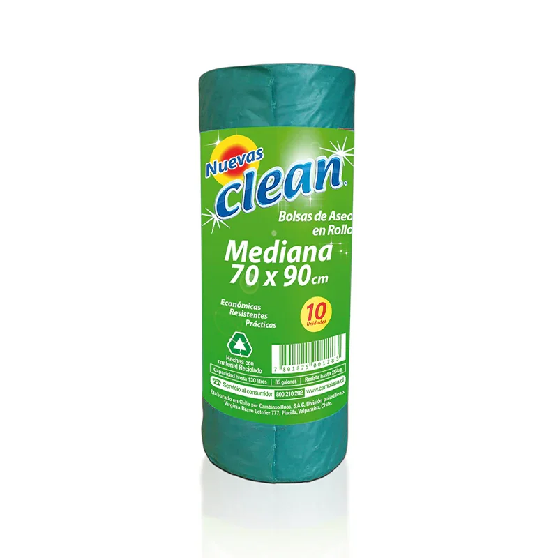 BOLSA BASURA CLEAN 70X90 20X10