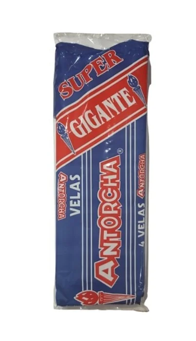 VELAS GIGANTE ANTORCHA 40X4.
