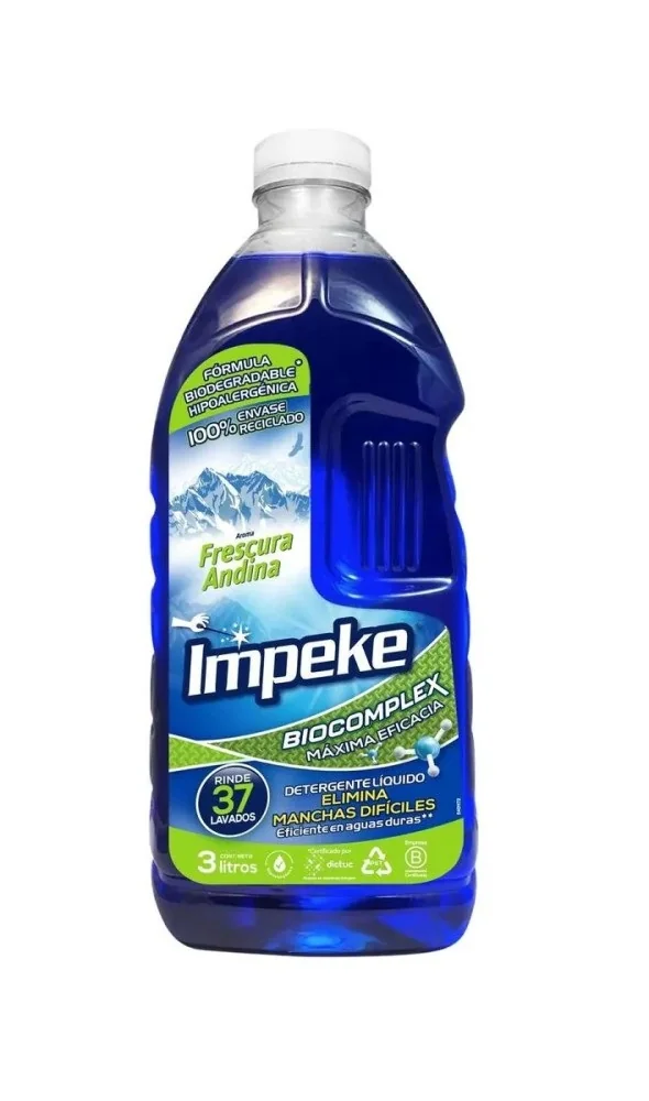 DETERGENTE IMPEKE FRESCURA ANDINA 3 LTS