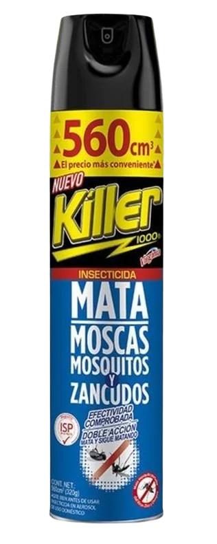 INSECTICIDA KILLER MOSCA/ZANCUDO 12X560ML