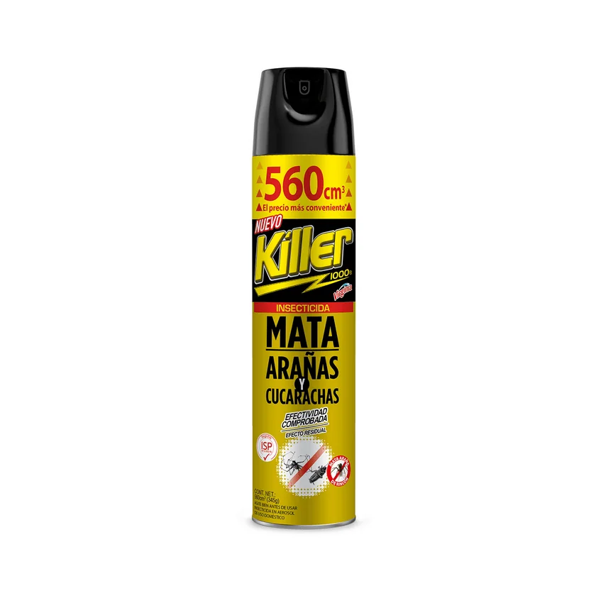INSECTICIDA KILLER ARAÑA/CUCAR 12X560ML
