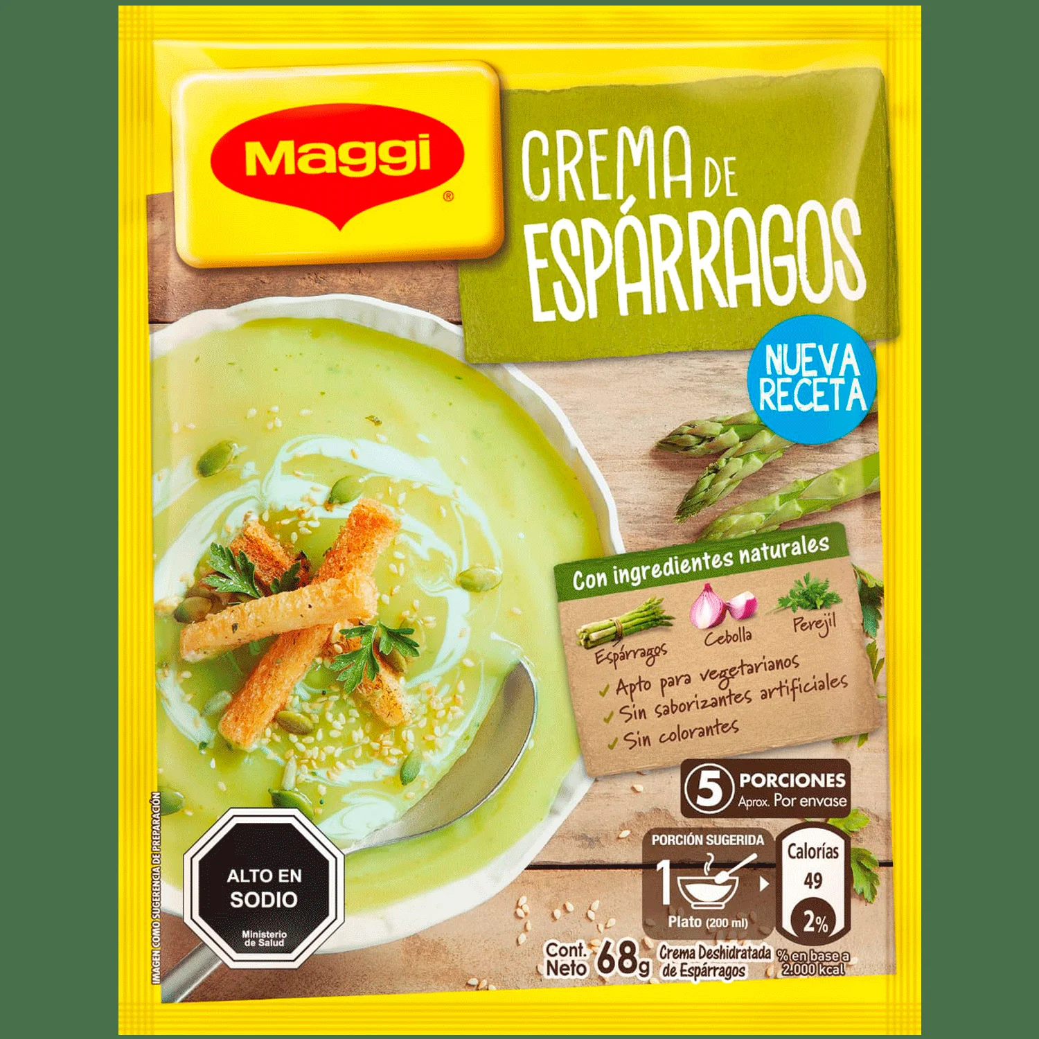 CREMA DE ESPARRAGOS MAGGI 20X68 GRS