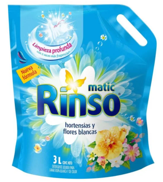 RINSO LIQUIDO DOYPACK 4 X 3 LTS ( GENERICO )