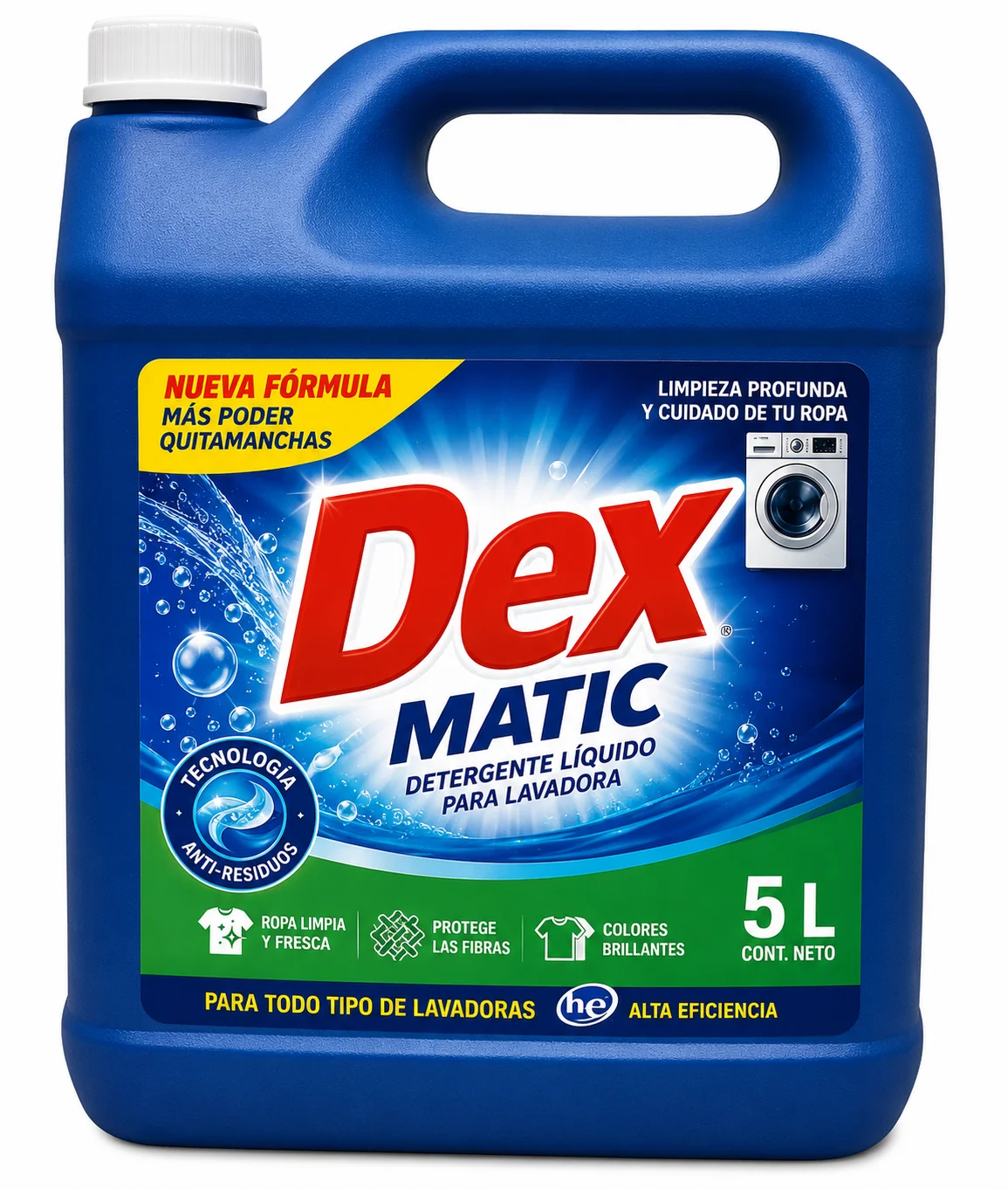 DETERGENTE MATIC DEX 5 LIT