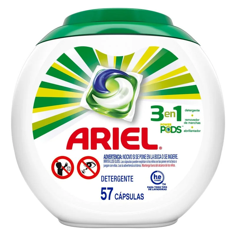 DETERGENTE ARIEL CAPSULA PODS 4 X 57 UNID