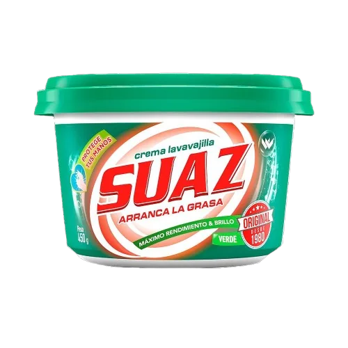 CREMA LAVALOZAS SUAZ VERDE 450 GRS