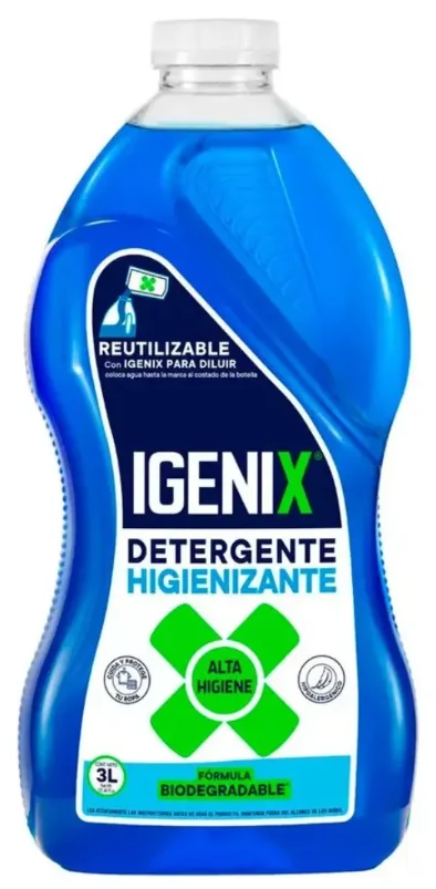 DETERGENTE IGENIX 4 X 3 LIT