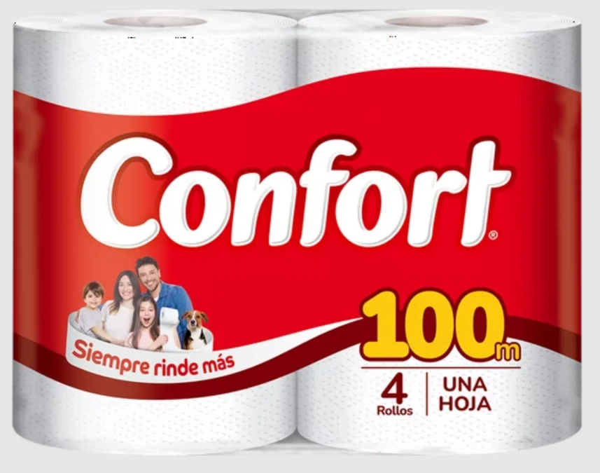 P. HIGIENICO CONFORT UH 100 MTS 4X8 UNI