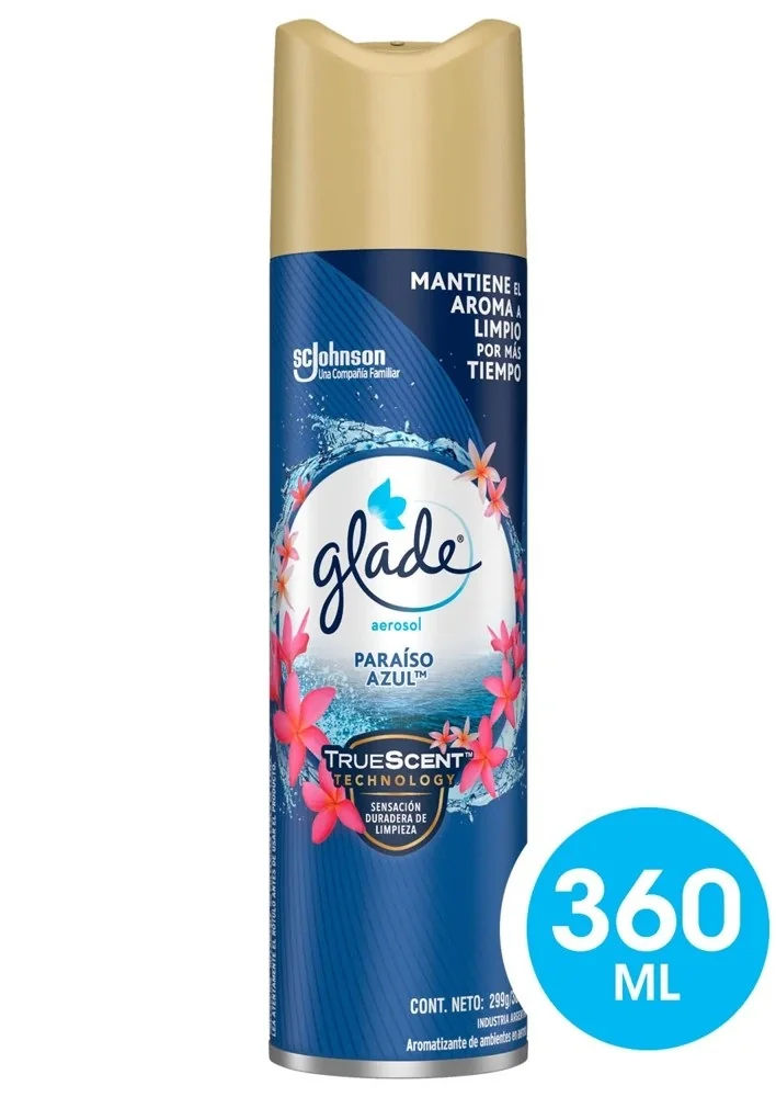 GLADE AEROSOL PARAISO AZUL 6 X 360CC